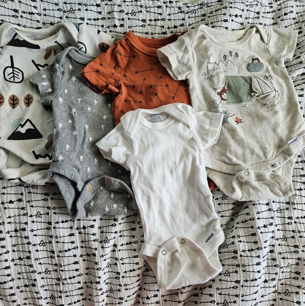 Newborn boy onsie bundle